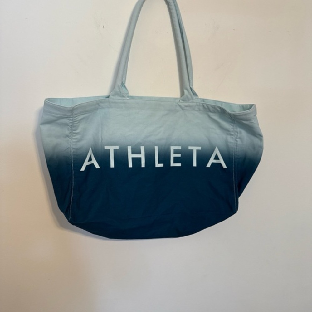 Athleta Blue Tote Bag Stylish and Spacious